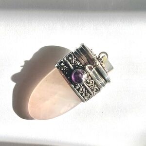 Sterling Silver Poison Tongue Pendant